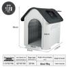 Rainproof Outdoor Dog Kennel for Medium & Large Dogs with Bed - Summer Cat Nest & Dog Cage Villa