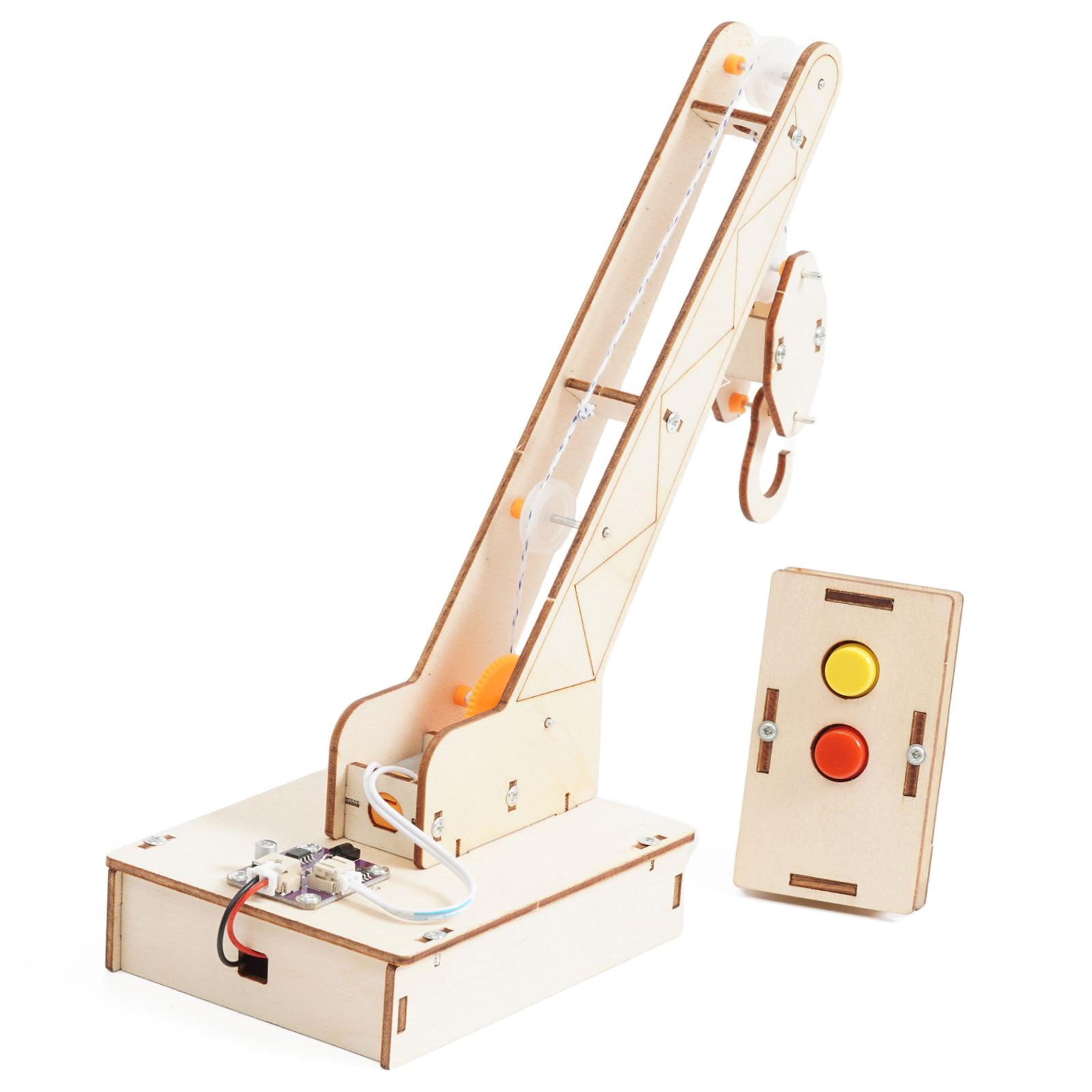Infrared Remote Control Crane DIY Science Kit for Teaching Aids and Engineering Projects