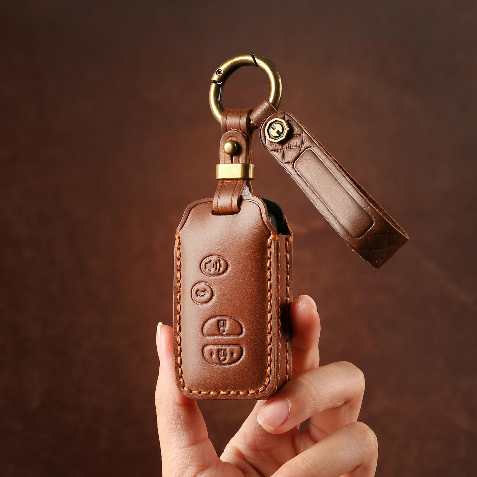 

Genuine Leather Key Bag for Toyota Camry 09, Highlander 10, Crown