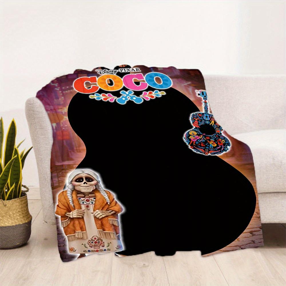 1pc, Disney Mama Coco Blanket Seasonal Home Decor Gift for Family Cozy Throw Blanket, Living Room, Travel, Camping, Car Blankets