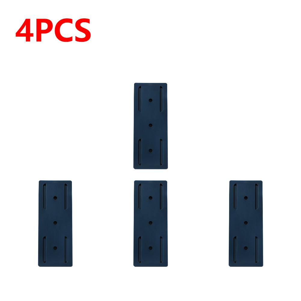 Wall Mounted Socket Holder Fixer Patch Self-Adhesive Power Socket Strip Fixator Punch-free Plug Socket Organizer for Home Office