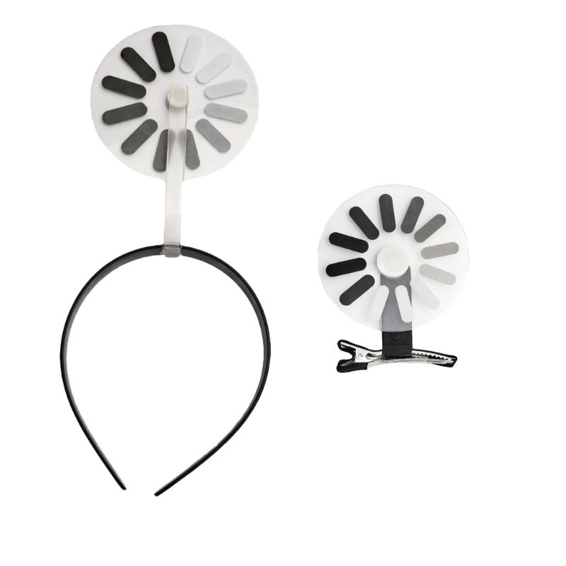 Пластиковый вращающийся символ Заколка для волос Ободки Креативные Фотоаксессуары для вечеринок Селфи Аксессуары С модным дизайном загрузки 1