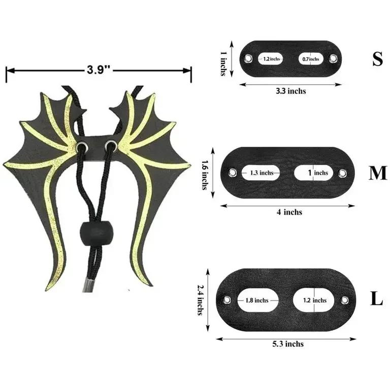 Bartagame-Leine für Eidechsen – 3er-Pack, Dinosaurier-Flügel-Echsengeschirr, Leine für Bartagame-Eidechsen-Reptilien