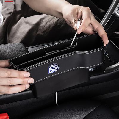 Car Crevice Storage Box Seat Gap Slit Seat Gap Slit Seat Organizer For Volkswagen CC R-Line T5 Golf T-ROC R Polo GTD Bora Arteon