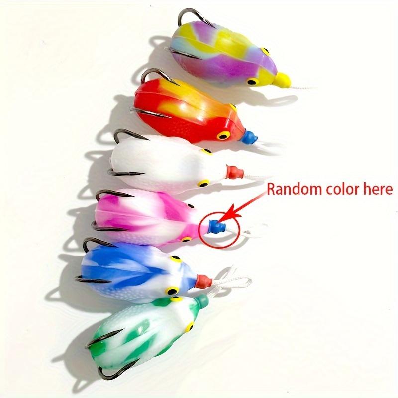 Silicone Topwater Frog Jigs, Colorful Rock Crawfish Crankbaits, Weedless Freshwater Soft Baits
