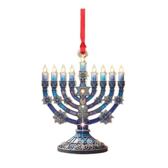 קישוט אקרילי לרכב קישוט מנורה חגיגי לתצוגות חג יהודיות ציוד למסיבות פנימיות חיצוניות לחגיגה ביתית