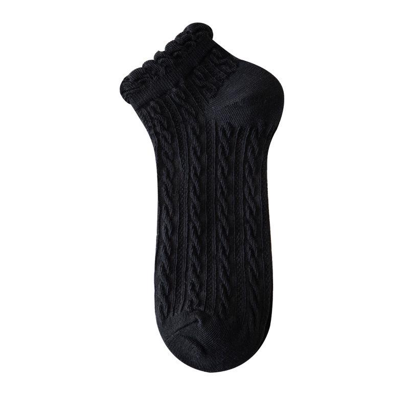 

Женские носки-лодочки с фестончатым краем в милом японском стиле - тренд весна/лето One Size