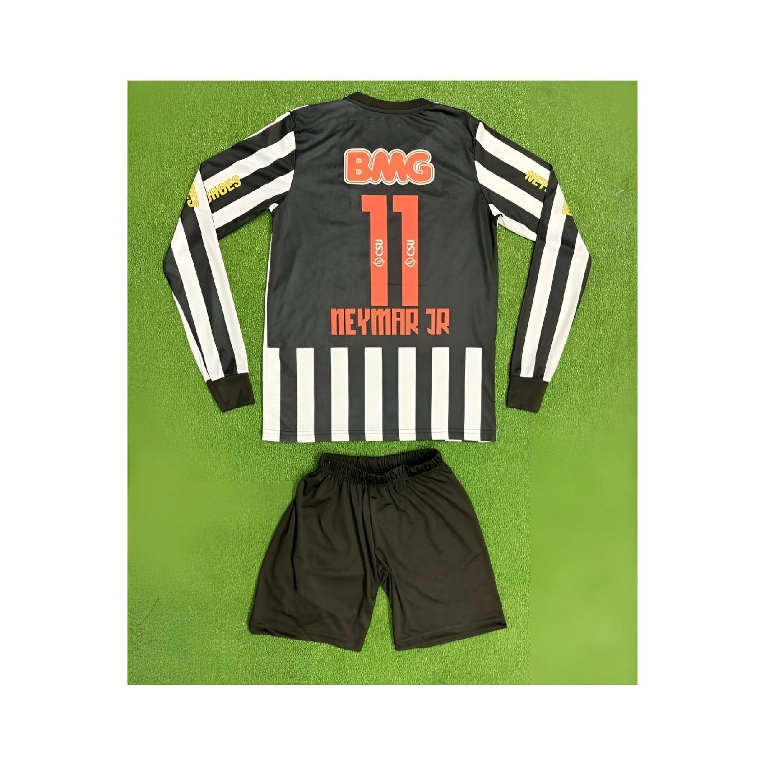 

Детская футболка с длинными рукавами Neymar Jr 11 Santos... 1-2 Yaş белый