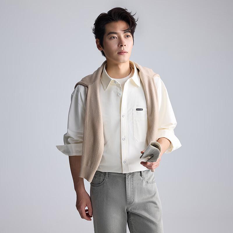 Lilang Men s Versatile Wrinkle-Free Long-Sleeve Casual Shirt 175