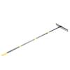 17 Tines Garden Rake 5.4ft Length Heavy Duty Metal Yard Thatching Bow Rake for Loosening Leveling Soil Leaves Grass