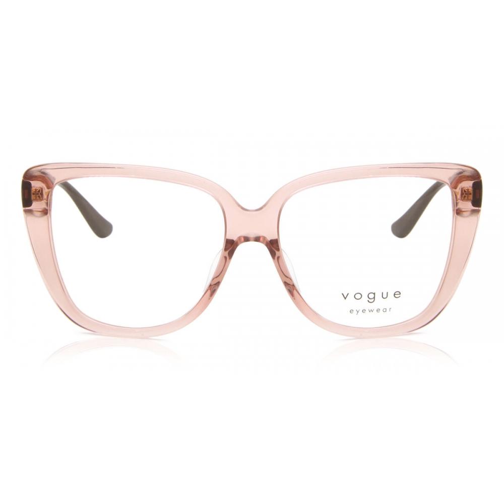 

Vogue Eyewear Vo5413f Asian Fit 2828 Women Eyeglasses Transparent Pink/54