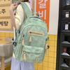 Schoolbag1011 New high school boys backpack large capacity trendy cool graffiti junior high school student schoolbag female campus computer backpack