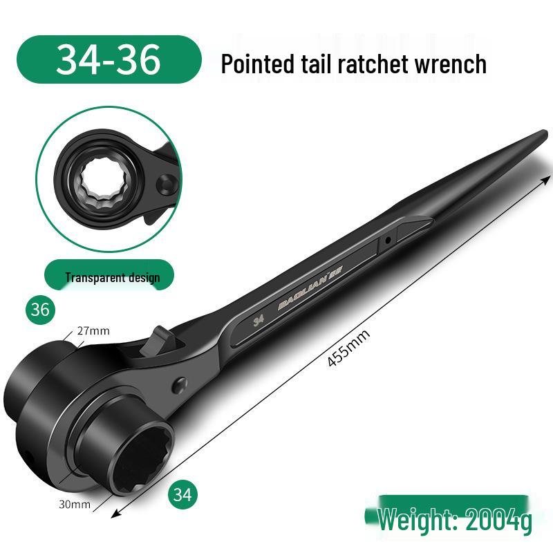 Dual Function Ratchet Wrench Set with Burr Wheel and Torx Socket