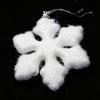 1 Set Christmas Snowflake Foam White Color Increase Atmosphere Xmas Tree Hanging Pendant Home Office Decor for Gift