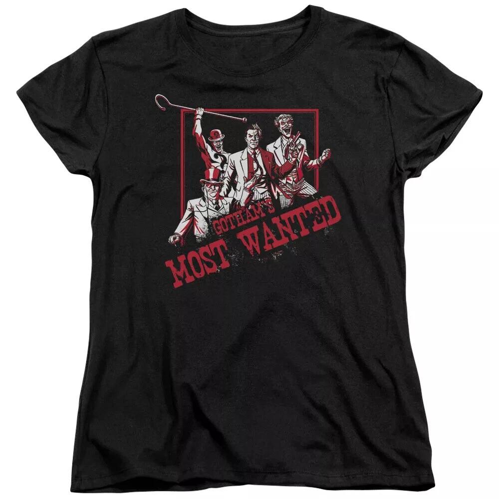 Batman  Gotham s Most Wanted  Women s T-Shirt S