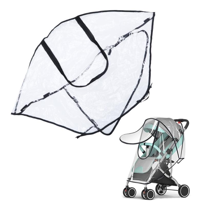 Baby Travel Weather Shield Breathable Stroller Rain Cover Baby Car Weather Wind-Shield Protect from Dust Snow Universal