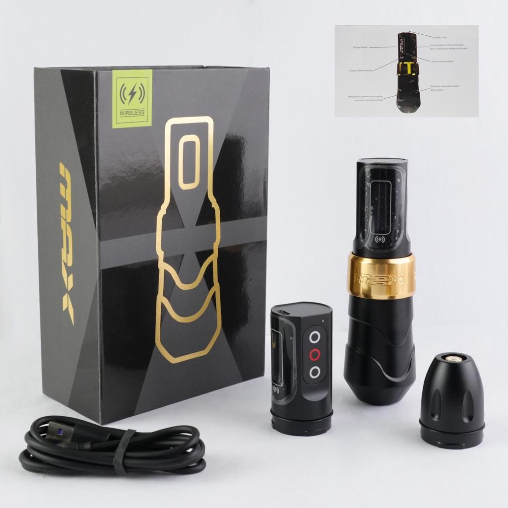 WX-01 Wireless Tattoo Pen with LCD Display