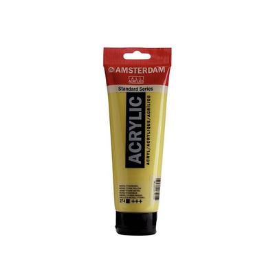 Acrylic Paint In Tube - Nickel Titanium Yellow - 274 - Amsterdam - 250ml