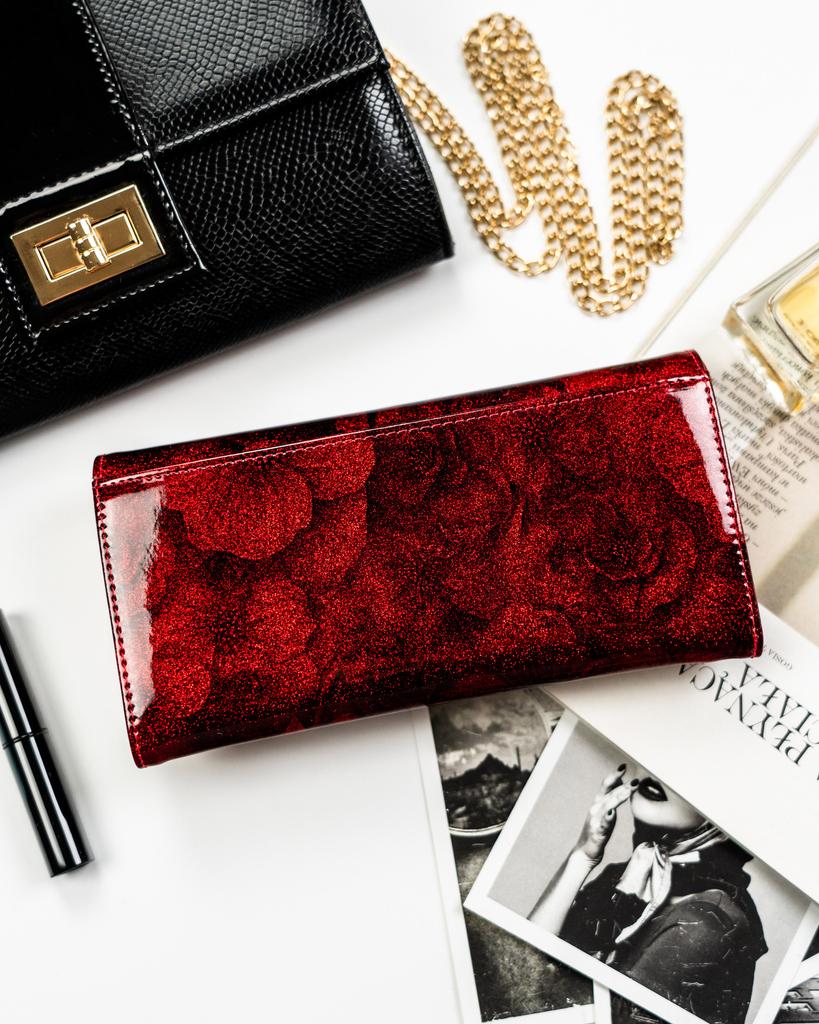 Women's wallet leather+PU PTN PS401-FDS-1664 Red
