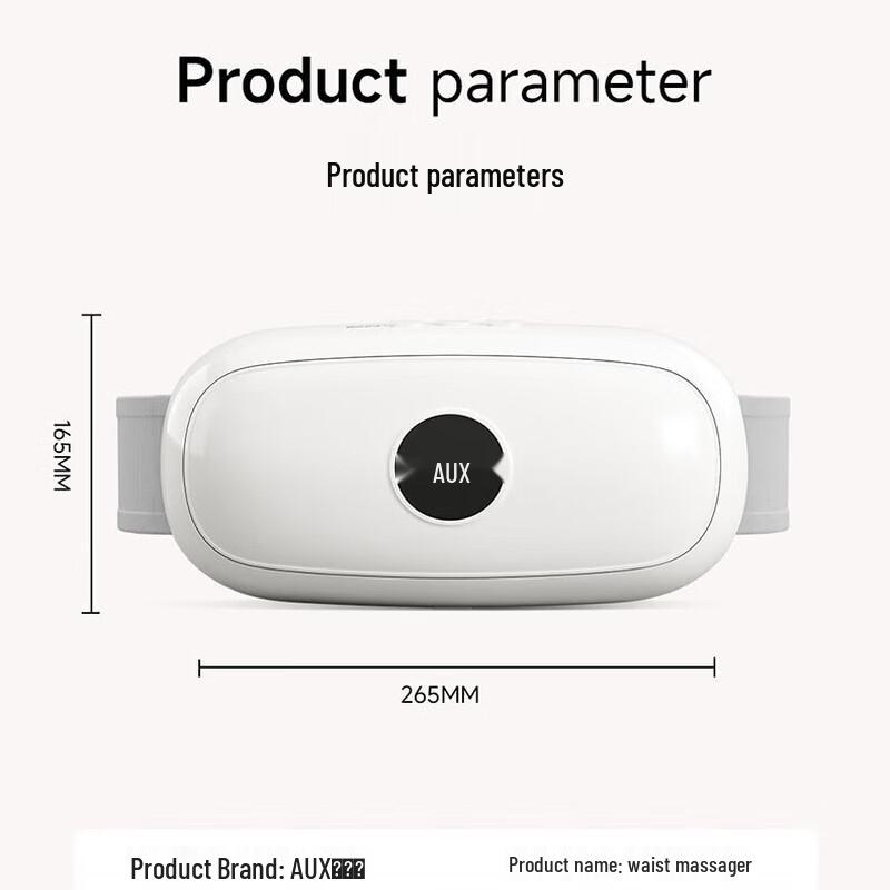 Aux Cordless Bianstone Tapping Waist Massager