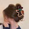 Contrasting Lines Puppy Hairpins Women's High-end Sense Cute Shark Clips Fashion Hair Accessories