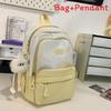 National Style Backpack For Girls With Nylon And Laptop Storage For School And Travel