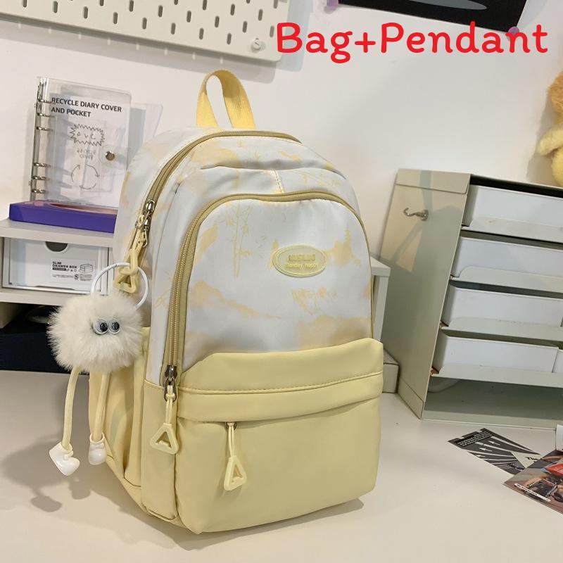 National Style Backpack For Girls With Nylon And Laptop Storage For School And Travel