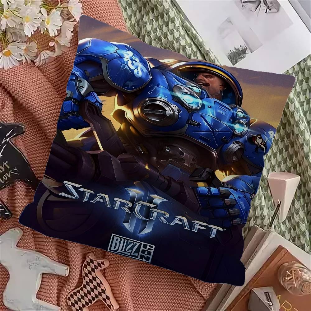 Game S-Starcraft 2 Personalized Picture Text Home Decorative Pillows Household Gifts 45X45Cm