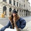 Kurzer Damen-Freizeitmode einfacher weißer Entendaunen-Parker-Daunenjacke Herbst und Winter warme Jacke Imitation Fuchsfell-Leiste