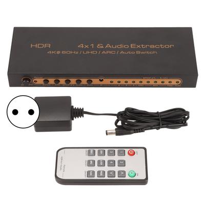 HDR HD Multimedia Interface Switcher Support 4K At 60Hz UHD ARC Auto Switch 4x1 Splitter with Sound