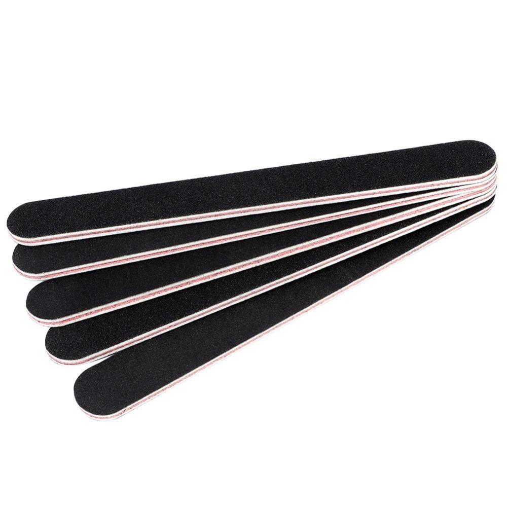 5Pcs Black Black Sand Nail Buffing Strip DIY Nail Art Pretreatment Grinding 5Pcs