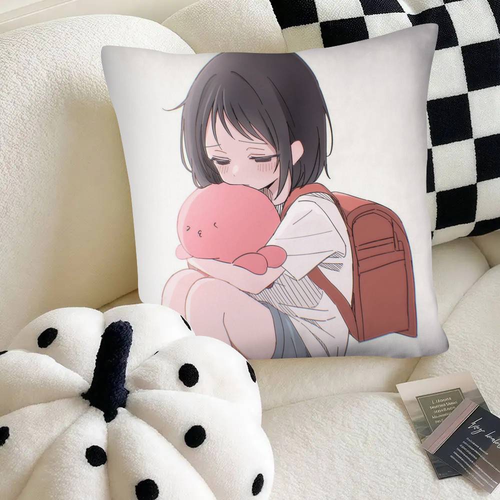 Shizuka Classic Anime Takopis Original Sin CUTE Pillow Case Square Pillow Bedroom Sofa Leisure Comfort Cushion Home Decoration