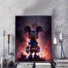Disney Diamond Painting Mickey Mouse Dark Adventure Style Illustration Wall Decoration Full Diamond Cross Stitch DIY Gift Home Decoration