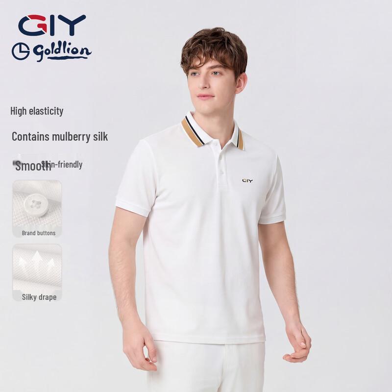 Goldlion GY2026 Men's Comfortable Summer Short-Sleeve Polo Shirt