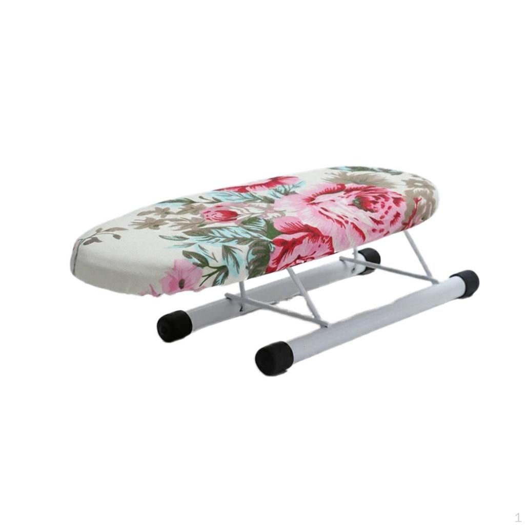 Sleeve Ironing Board Foldable Tabletop Space Saving Laundry Accessory for Students,