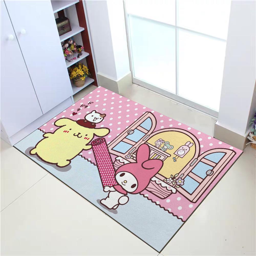 Kitchen Floor Mat Pompompurin Rug Anti Slip Mat Non Slip Carpet Entrance Door Mats Welcome Home Living Room Rugs Doormats Foot
