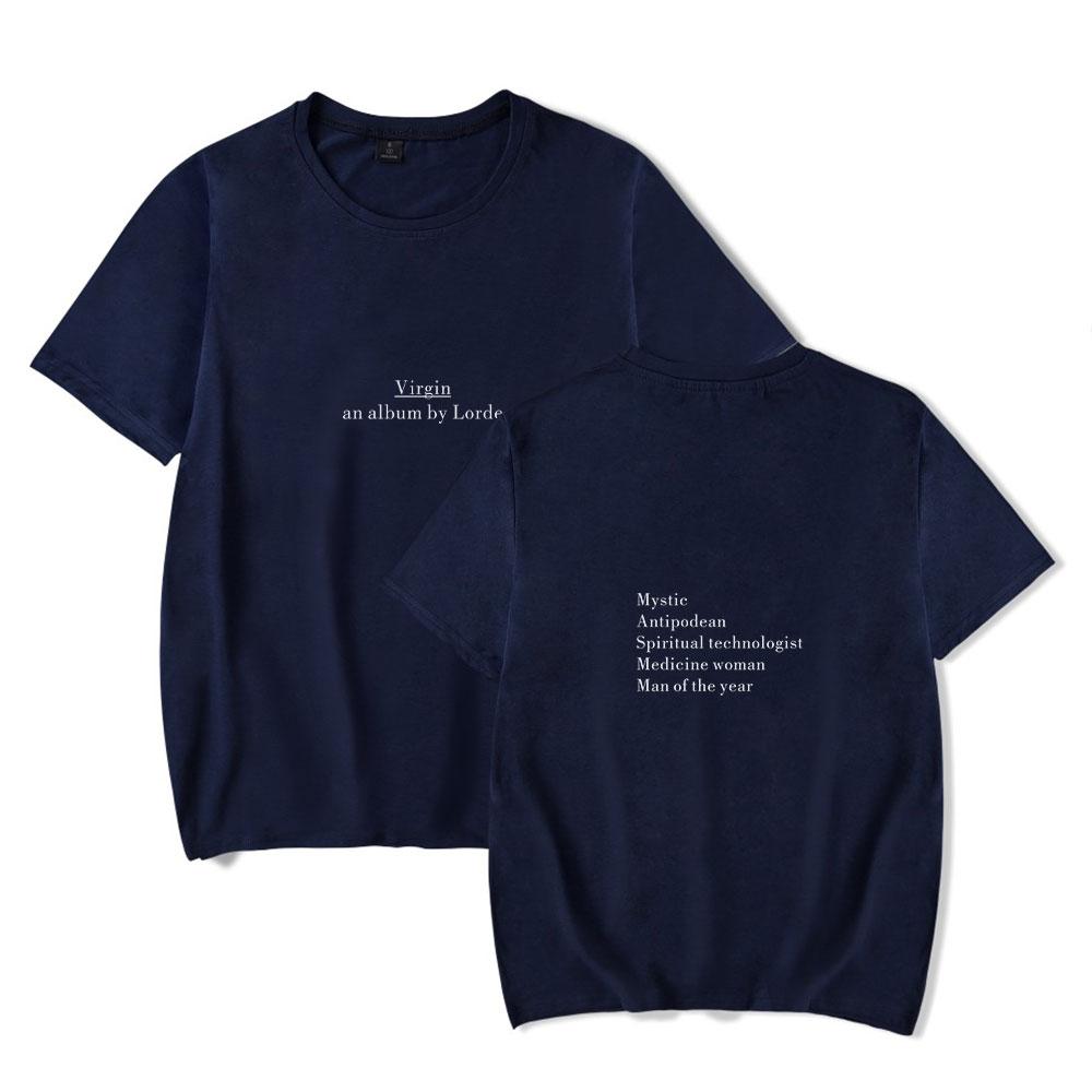 Lorde T-shirt Men Women Fashion Letters Printed Trend Street Crewneck T Shirt Oversized Tshirt