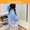 Kids Girl Butterfly Bow Sequin Mini Shoulder Bag With Breathable Pu Material For Daily Use