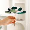 1 Piece of Fabric Flower Sparkling Tree Decoration Christmas Flowers Holiday Sparkling Frosted 22/15cm
