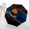 West Ham United2pattern, Automatic Folding Umbrella, Portable and Foldable Design, 8 Ribs, a Christmas or Birthday Gift.