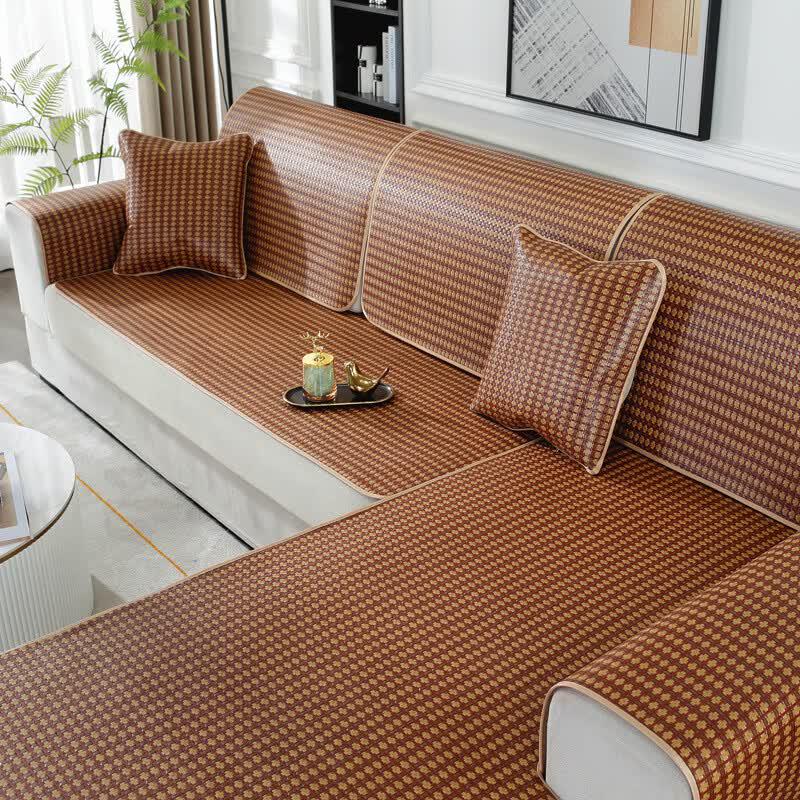 mling Summer Rattan Sofa Cooling Mat