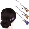 Elegante Blume Retro Japanischer Damen Haarnadel Koreanischer Stil Haargabel Rose Haarstab Kopfschmuck