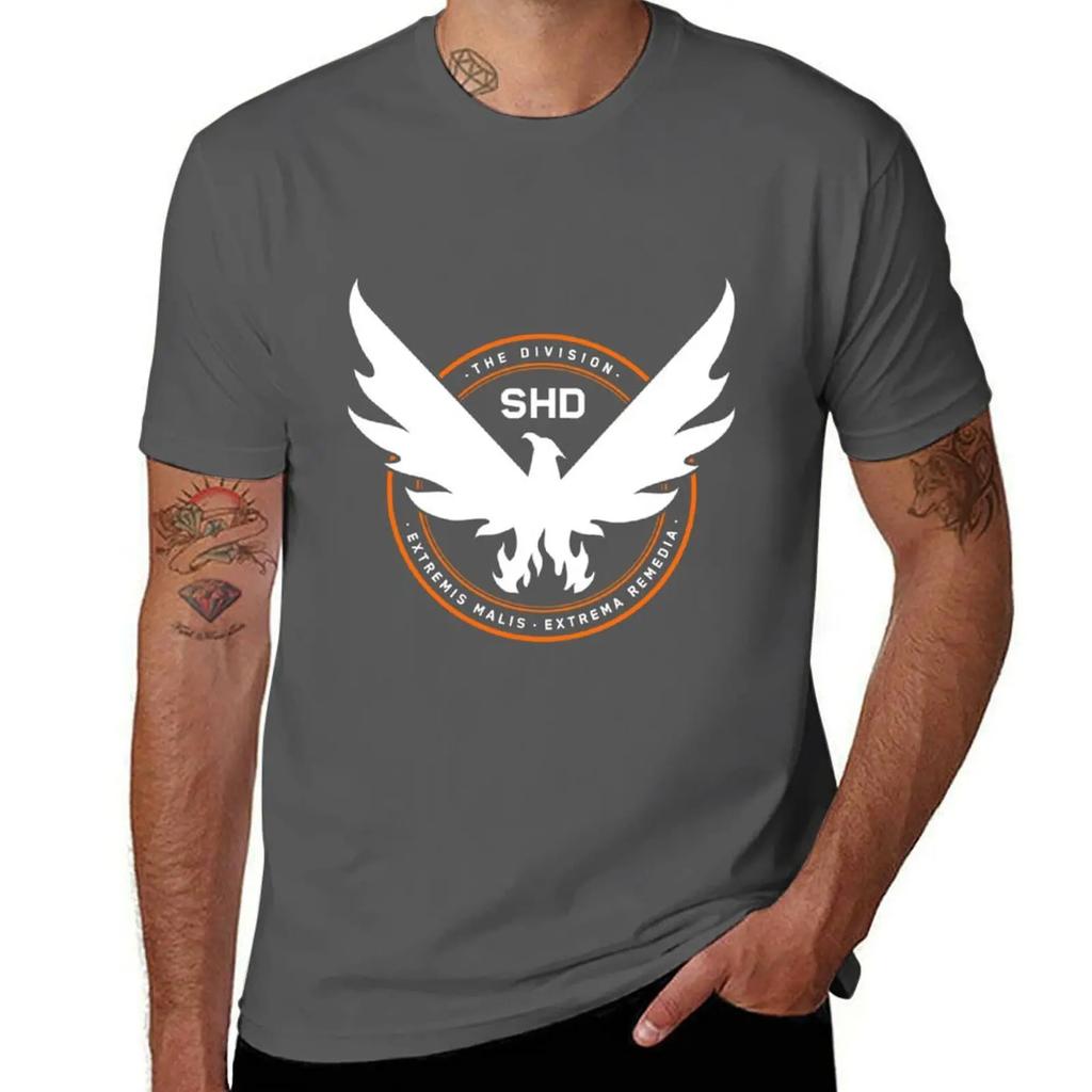 The Division 2 T-Shirt Anime T-Shirt Custom T-Shirt Rohlinge Grafiken Herren Grafik-T-Shirts Übergröße