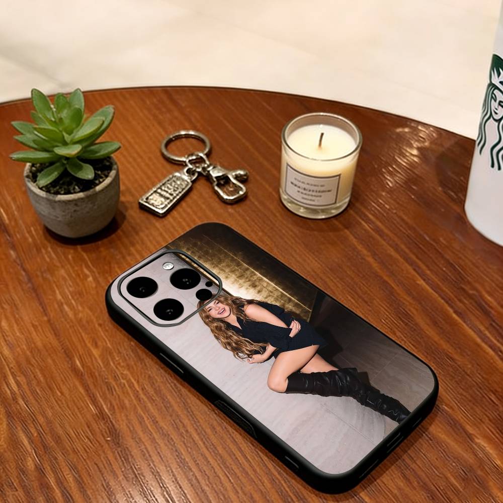 

Shakira Singer Phone Case Soft Silicone black For IPhone 17 16 15 14 13 12 11 X XR Plus Pro Max Plus iPhone12Pro