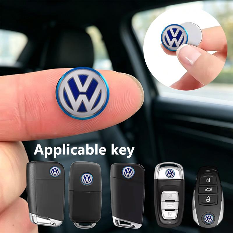 14/11mm Car Key Emblems Replacement Car Key Stickers For Volkswagen VW Polo Passat B5 B6 B7 Golf 4 5 6 Tiguan Jetta CC T5 Touran Ph6
