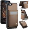 JEEHOOD J06 British Style RFID MagSafe Card Bag PU Phone Case