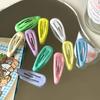 10 vnt. Mini 3 cm Kūdikių BB Segtukas Blizgus Paviršius Kawaii Mielas Saldainių Spalvos Vaikų Šoninis Plaukų Segtukas Madingas Kirpčiukų Segtukas Vaikų Galvos Apdangalas
