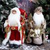 ABXMAS New Year 2024 Christmas Decorations For Home 45cm Santa Claus Doll Children Gifts Christmas Xmas Tree  Ornaments Navidad