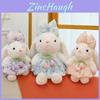 Elegant Purple Rabbit Plush With Long Hair For Giftgiving And Collectors