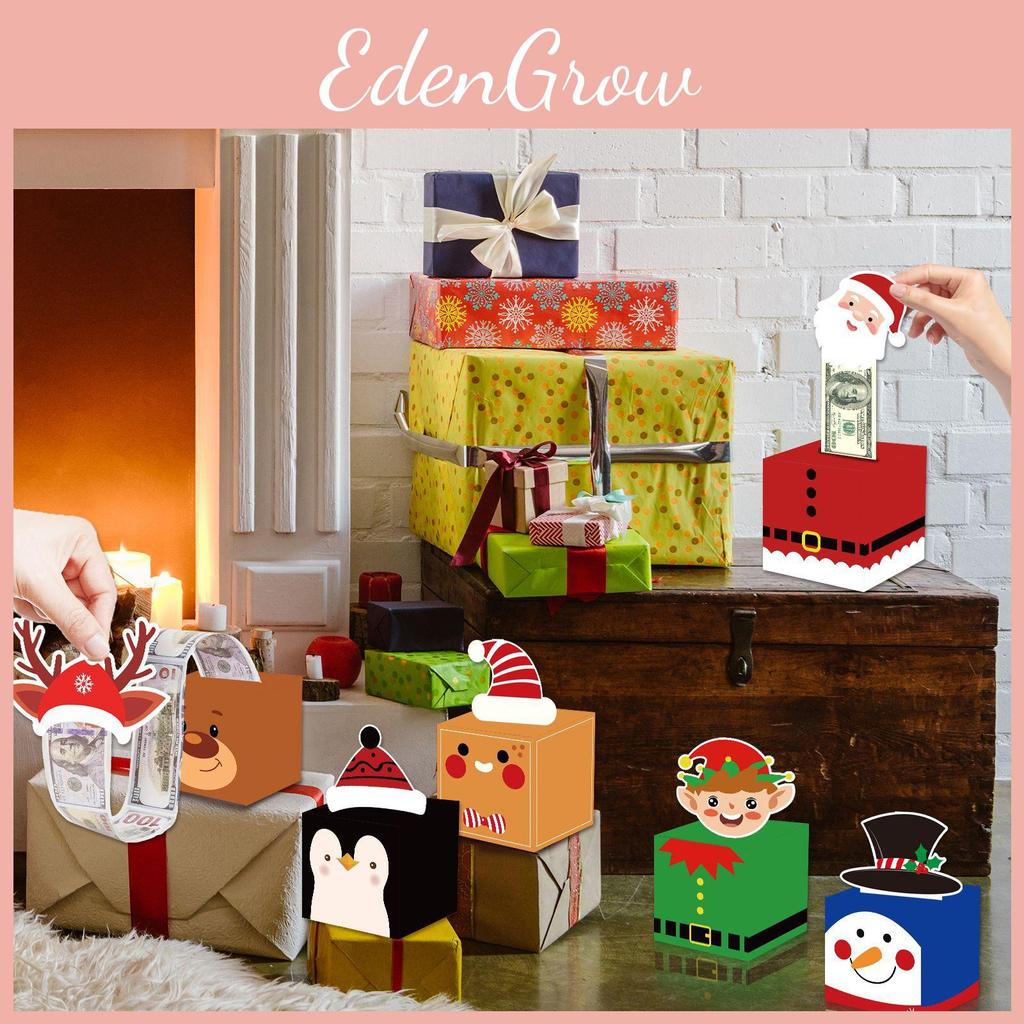 Christmas Money Box Set With Cash Drawers For Holiday Gift Diy Surprise